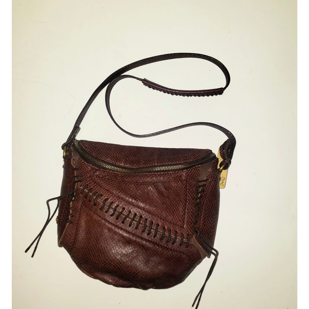Botkier No 13 Unique Brown Snake Leather